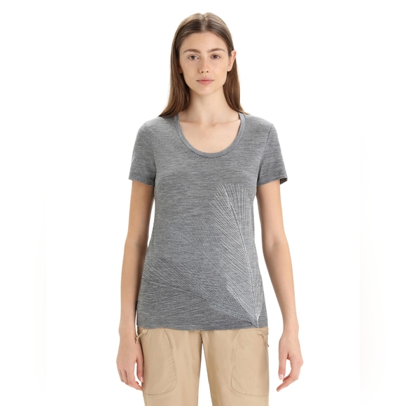 Icebreaker Tops - Icebreaker Merino Wool Gray Women's Top
